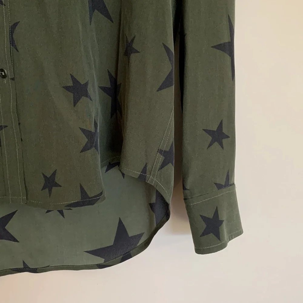Rails 100% Silk Star Blouse XS - Picture 4 of 6